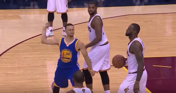 Even When Angry, Steph Curry’s Aim is Amazing