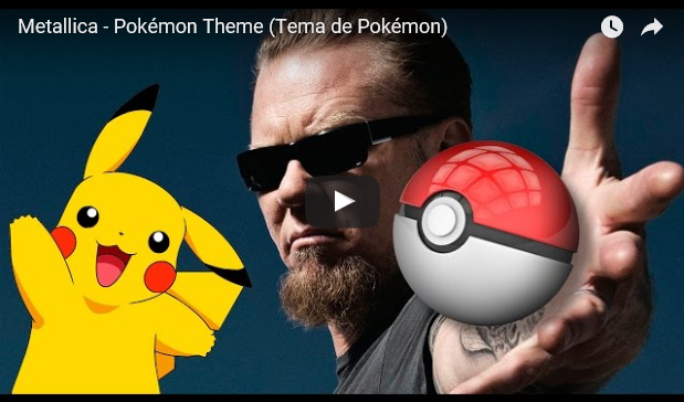 Metallica Gets Pokemon Fever