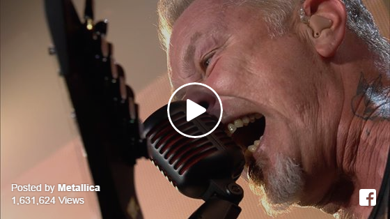 Metallica plays “Hardwired” Live