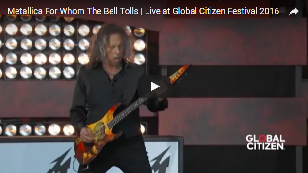 Watch Metallica’s Entire Performance at the Global Citizen Fest