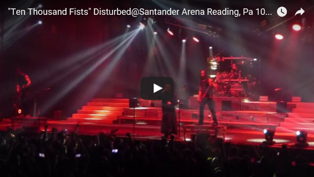 Videos of Disturbed at the Santander Arena