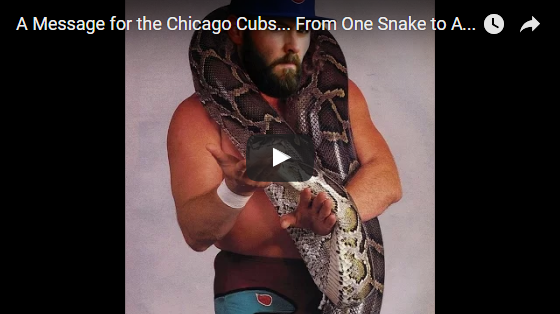 Jake “The Snake” Pumps Up the Cubs