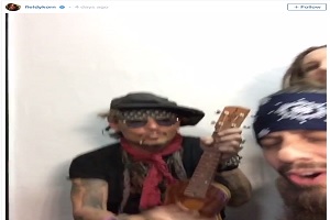 Korn Jams with Johnny Depp